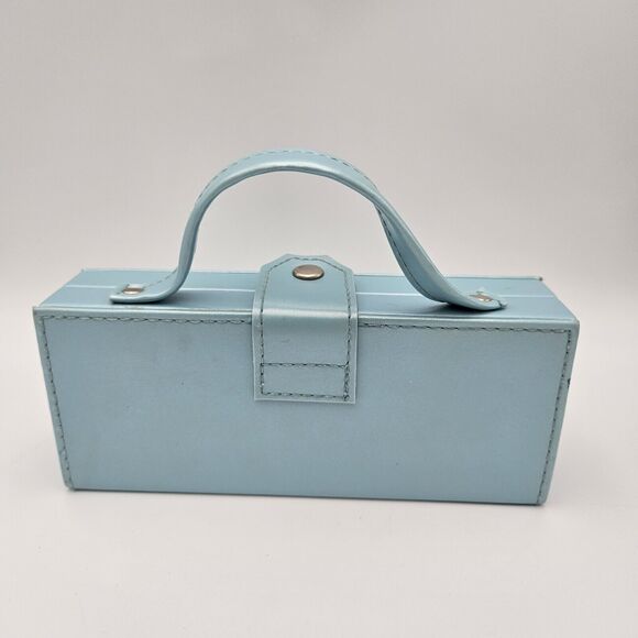 CoverGirl Eyewear Light Blue Eyeglass Hard Case Classic - Picture 2 of 5